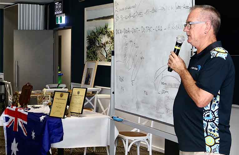Probus club hears tales of the aviation industry with Chris Hansen