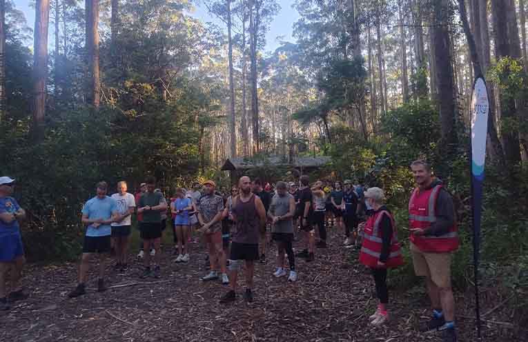 Parkrun opens a new course at Bongil Bongil National Park