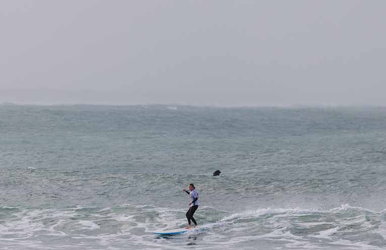 Freya Whiteman won the Under 18 Junior Women's Longboard final at Arrawarra. Photo: supplied by Surf NSW.