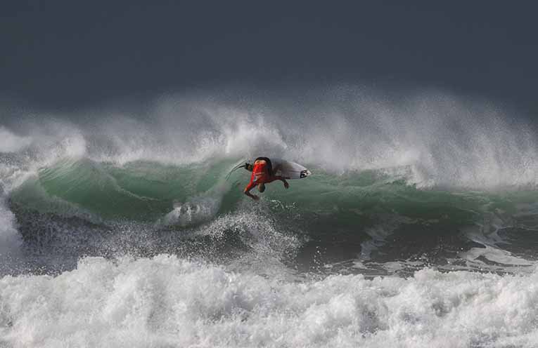 Van Whiteman finished second in the Open Men's final, behind Dom Thomas. Photo: supplied by Surf NSW.