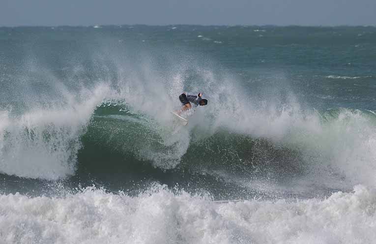 Dean Bowen, who won the Over 30 Men's final, also served as head of water safety for the event. Photo: supplied by Surf NSW.