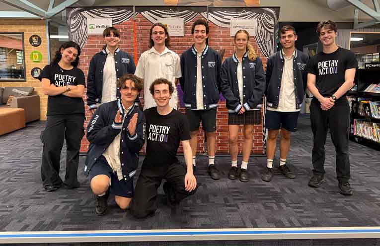 Poetry performance inspires students with interactive lessons