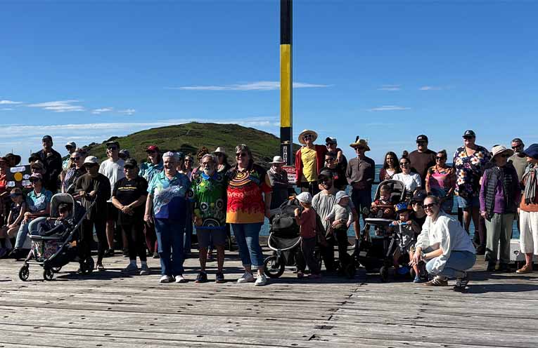 Coffs locals walk for Reconciliation