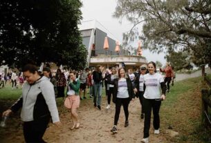 Community turns out in the rain for women’s health milestone