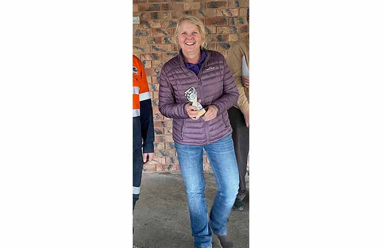 Christine Campbell achieved 1st place in the Ladies class. Photo: Supplied.