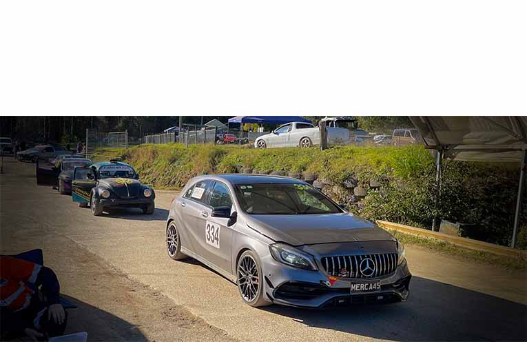 A varied field of vehicles and driver took part in the Autocross. Photo: Supplied.