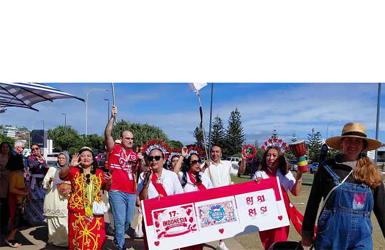 The parade showed how previous generations celebrated.
