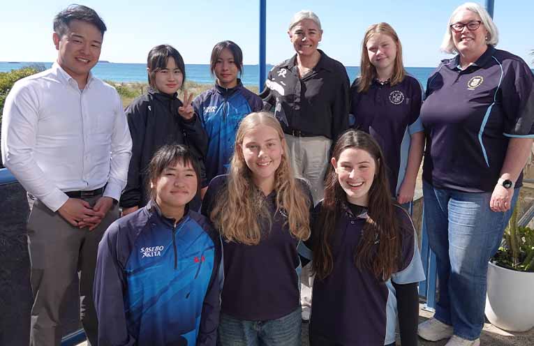 Japanese students experience Coffs Coast life in special sister-city exchange
