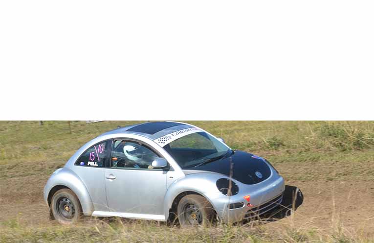 Zahli Pell, who came 2nd in the ladies category, shared a vehicle with her father, Damien.
