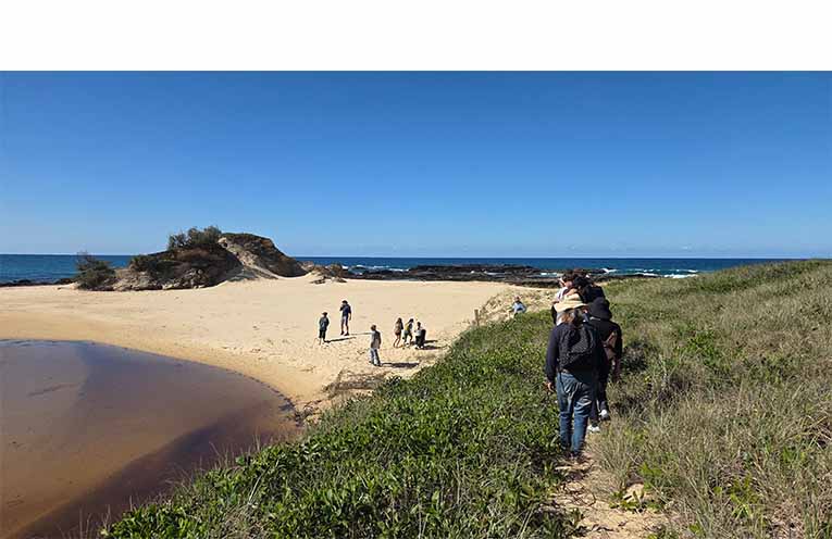 Bundageree Creek and Bundagen Headland. Photo: Jessica Miller.