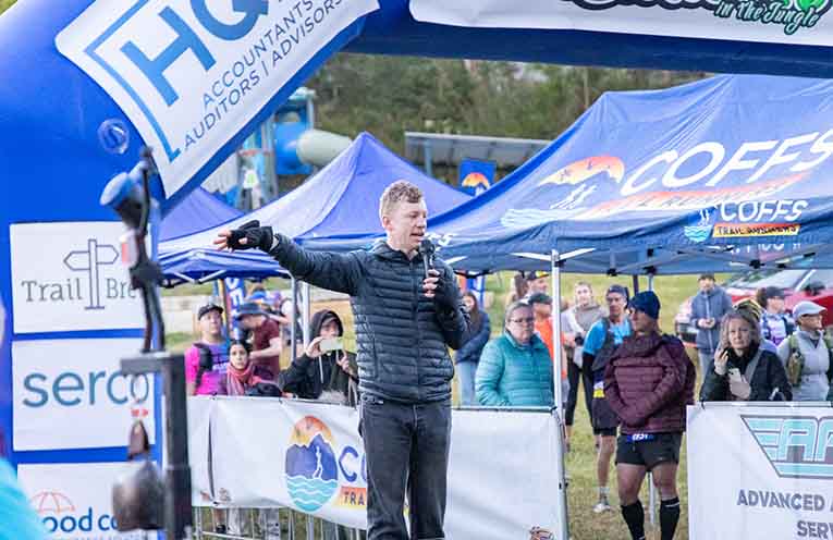 Race Director Keelan Birch.