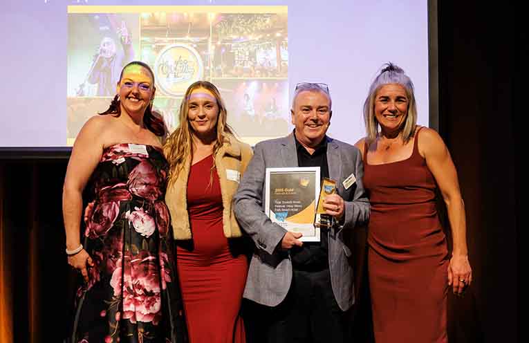 The Hoey Moey team, winner of the Festivals & Events category. Photo: Destination North Coast.