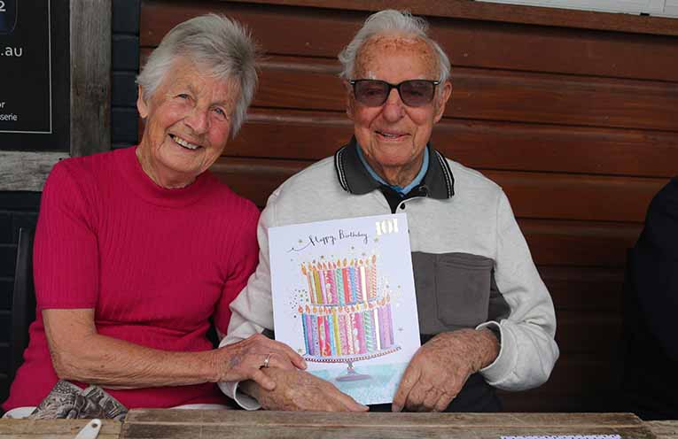 Woopi 101-year-old celebrates his birthday with parties galore