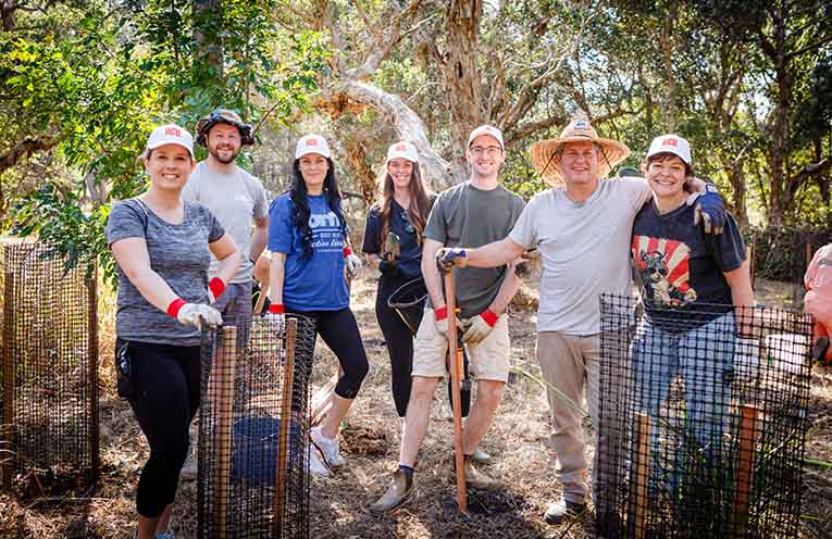 BCU team members. Photo: OzGREEN.