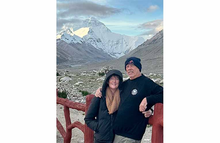 Phillipa and Craig on their Himalayas trip