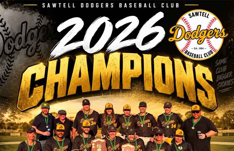 Sawtell Dodgers win baseball title
