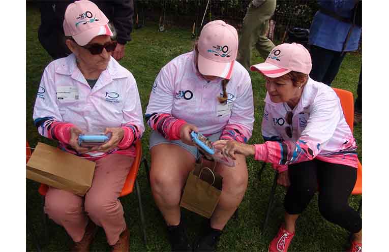Camaraderie flourishes during the Fly-Casting Day.