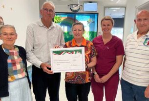 Italian Ciao Coffs Festa funds donated to Coffs Hospital Children’s Ward