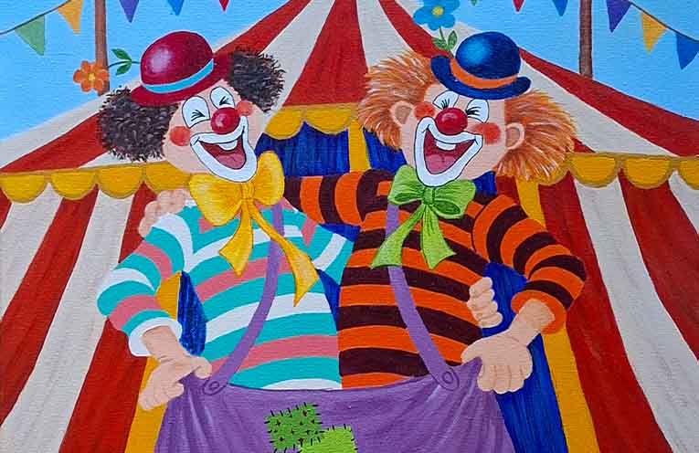 The Circus art exhibition, showing at the Showground Art Gallery and Studios