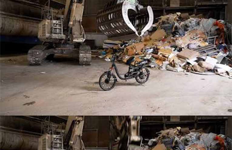 Crushing reality of illegal e-bikes
