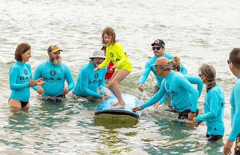 Supported and safe fun on offer at the Disabled Surfers Association’s free surf days.