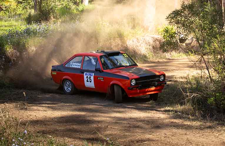 Brett Sutherland cornering during a lap of round two of the Coffs Coast Bush Khanacross Series. Photo: Stormes Art & Photography.