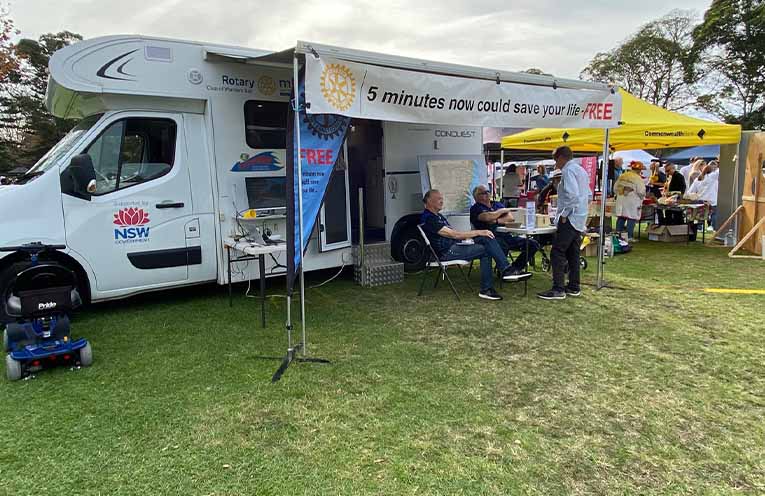 The Rotary Men’s Health Education Rural Van (mherv) is coming to the Coffs Coast.