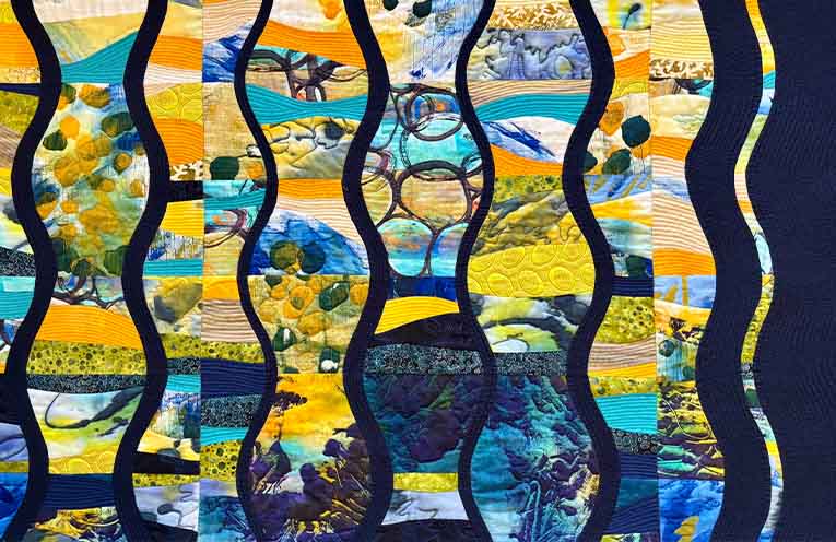 Technique, colour, imagination and humour at Fibre Artists exhibition