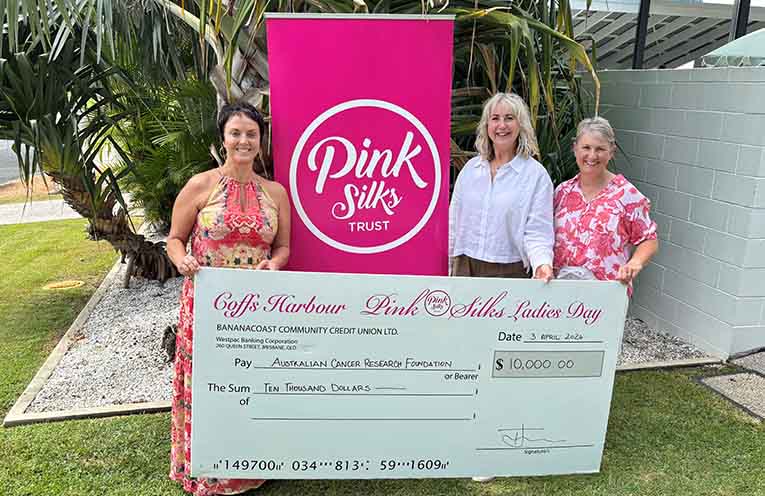 Pink Silks Trust donates $10,000 to back exceptional cancer research